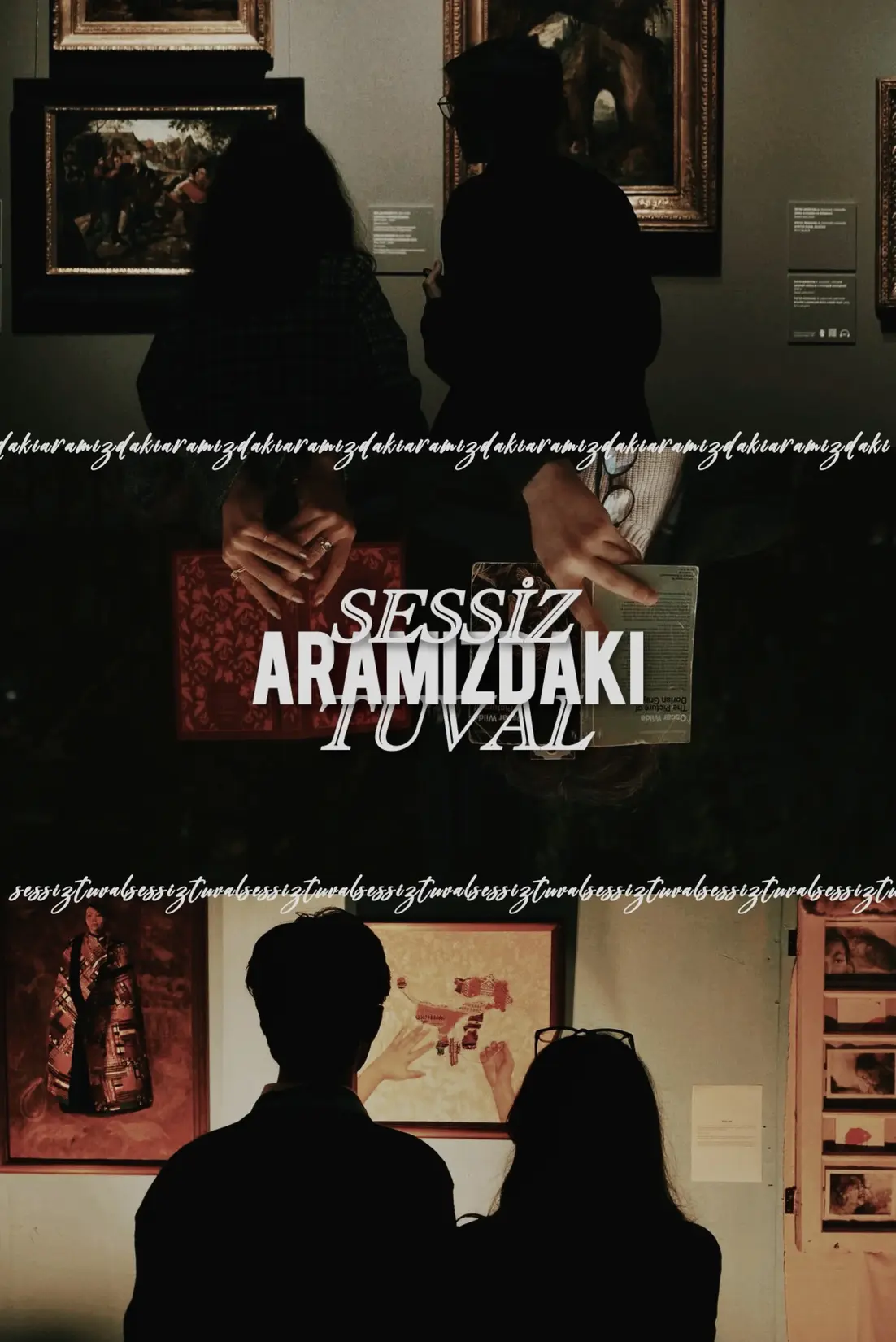 ARAMIZDAKİ SESSİZ TUVAL kitap kapağı