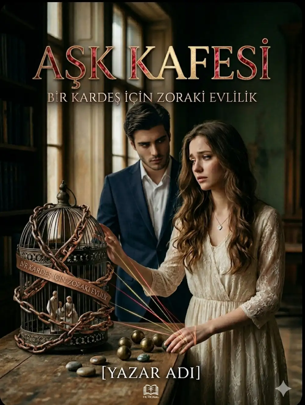 Aşk kafesi kitap kapağı