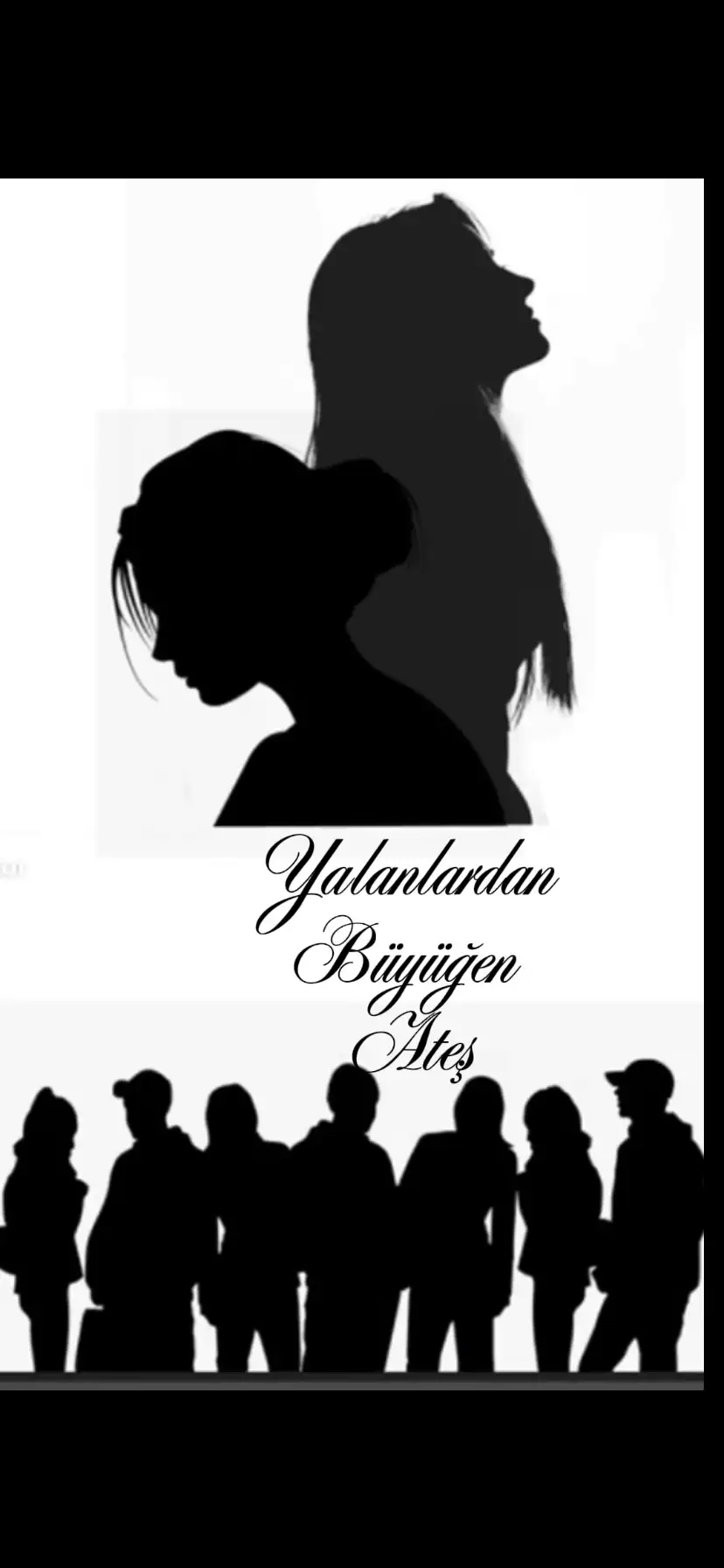 Yalanlardan büyüğen ateş kitap kapağı