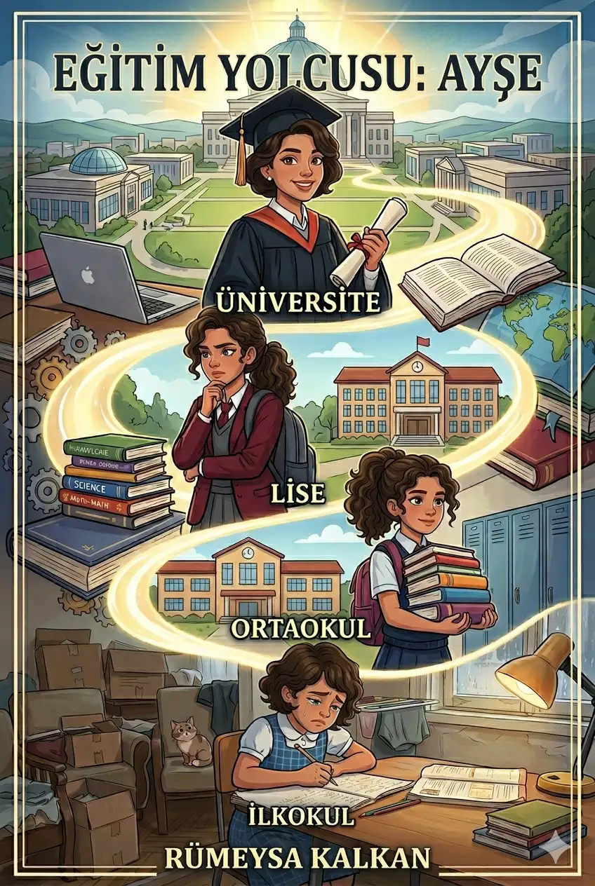 EĞİTİM YOLCUSU: AYŞE kitap kapağı