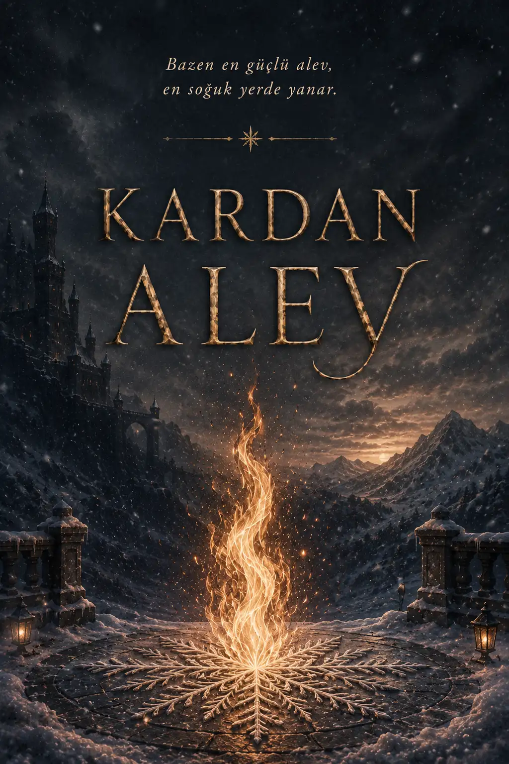 KARLARDAN ALEV kitap kapağı