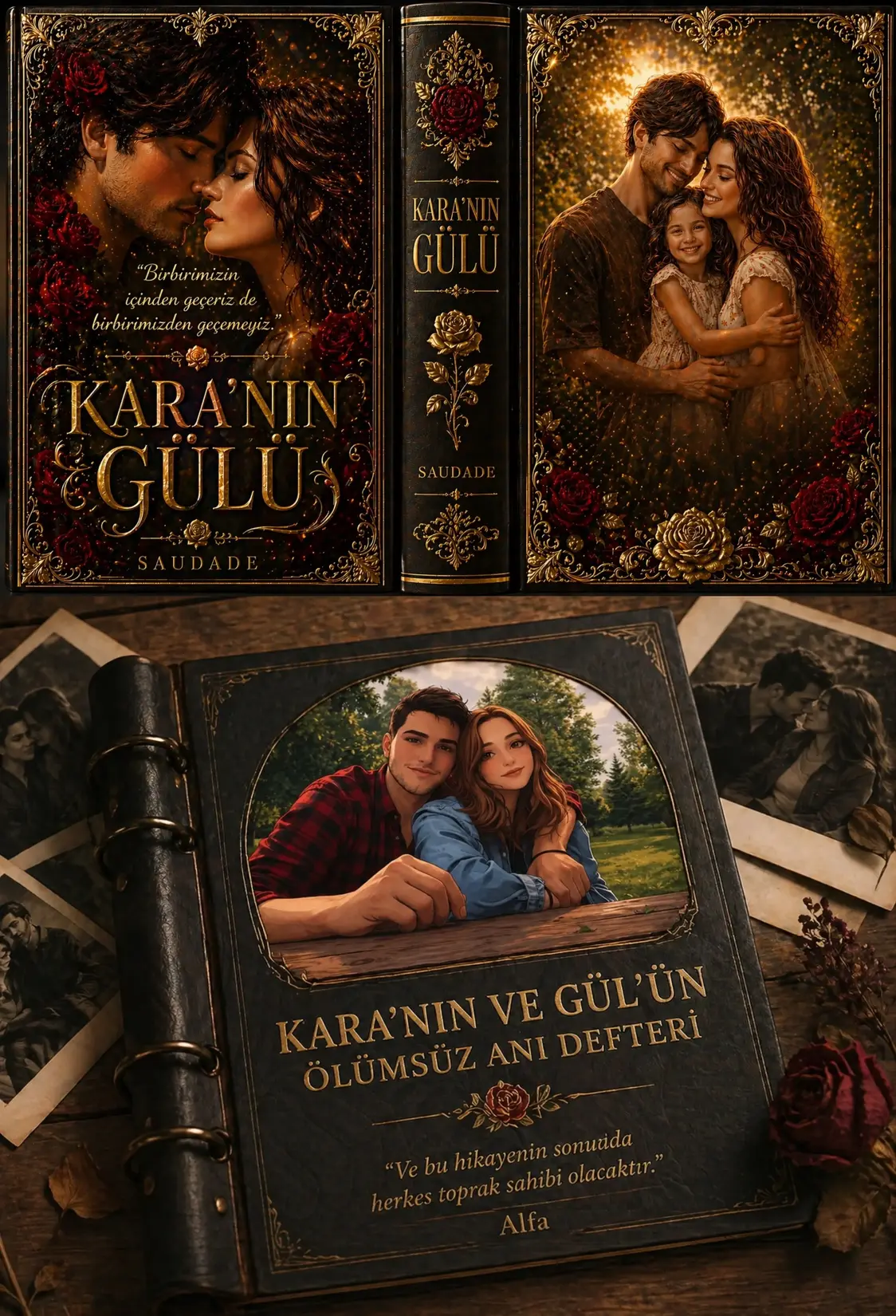 KARA’NIN GÜLÜ 🥀 kitap kapağı