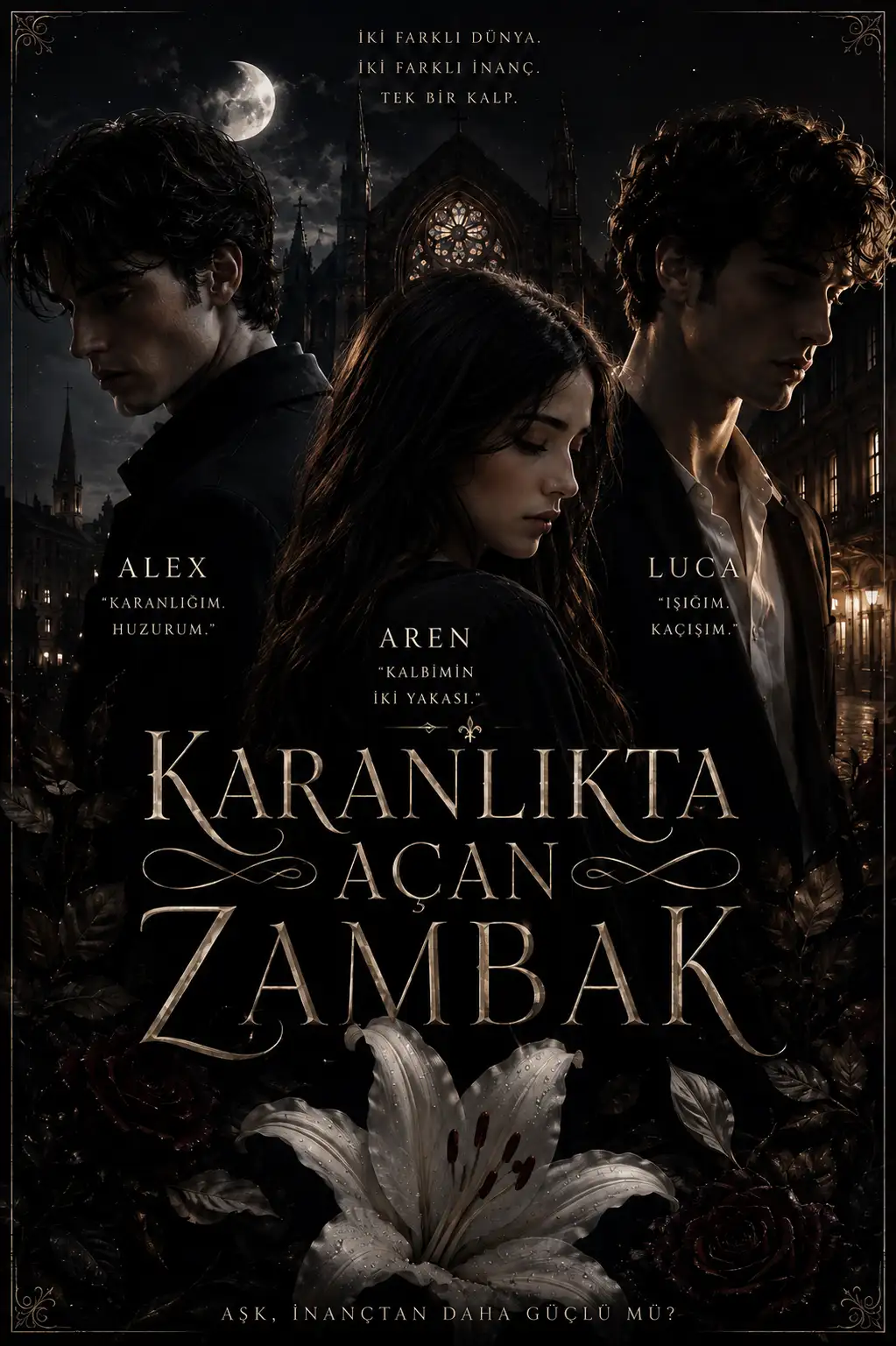 Karanlıkta açan zambak kitap kapağı