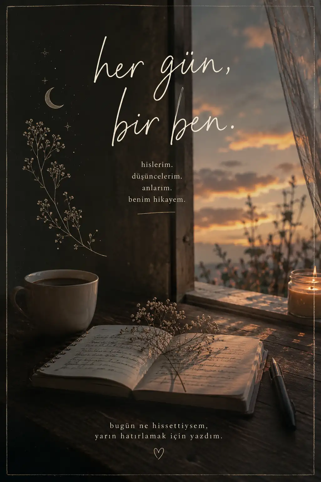 HER GÜN BİR BEN kitap kapağı