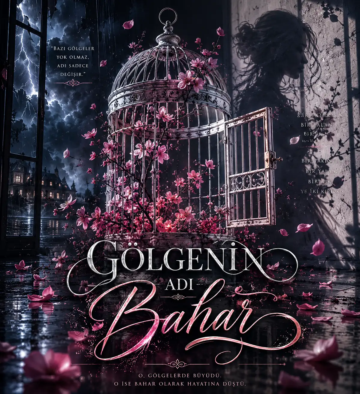 Gölgenin adı bahar kitap kapağı