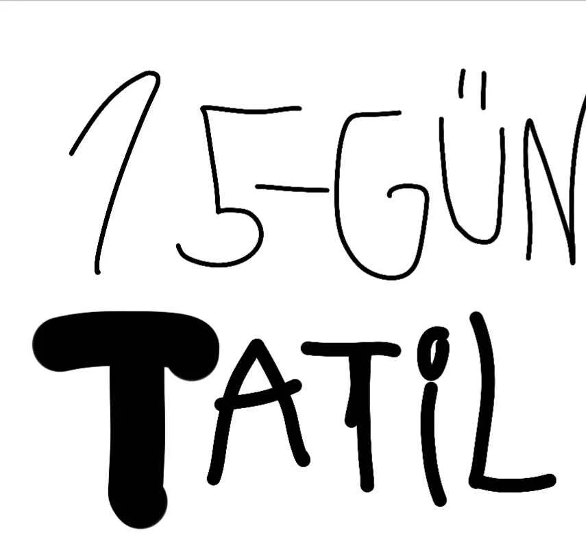 15 gün tatil kitap kapağı