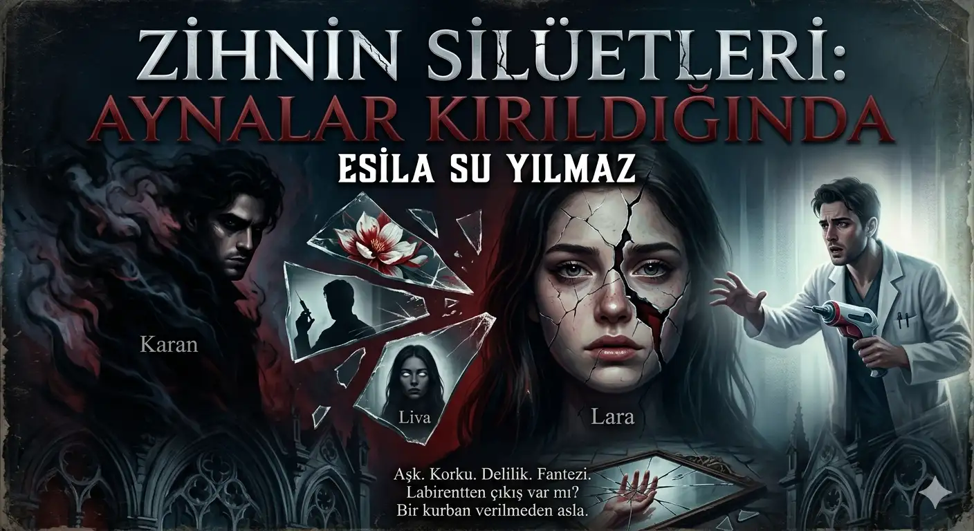 ZİHNİN SİLÜETLERI: AYNALAR KIRILDIĞINDA kitap kapağı