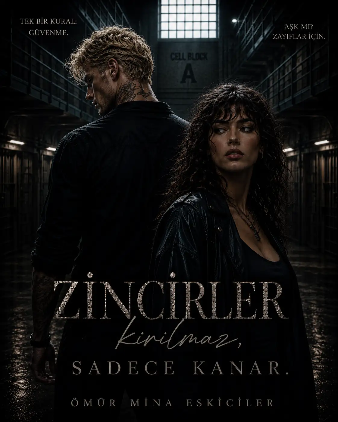 ZİNCİRLER kırılmaz, SADECE KANAR kitap kapağı
