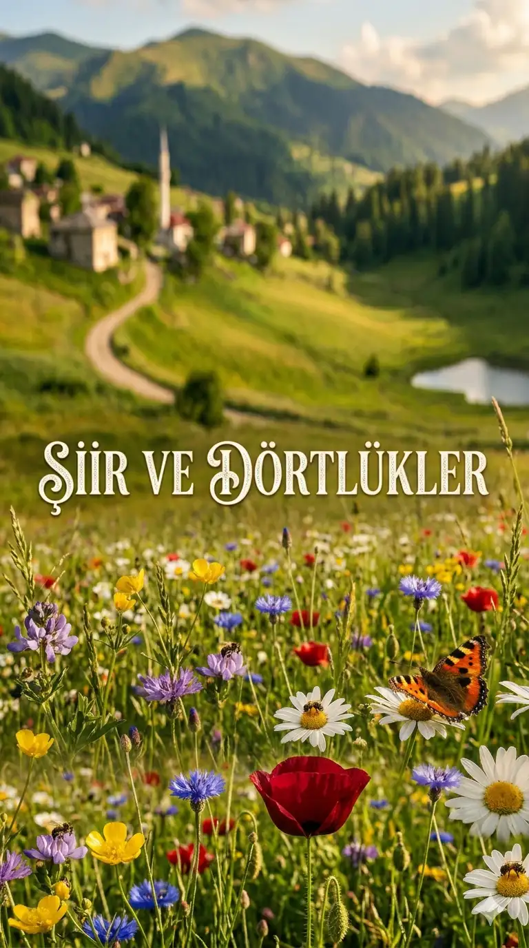Şiir ve Dörtlükler kitap kapağı