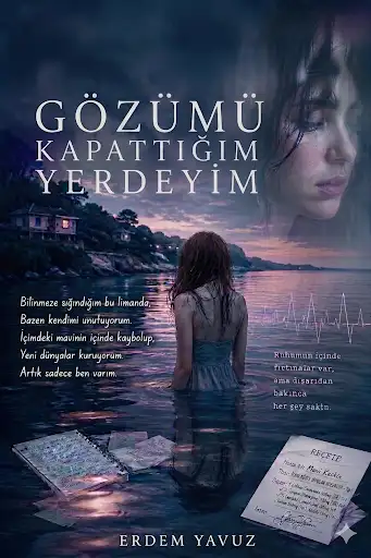 Gözümü kapattığım yerdeyim kitap kapağı