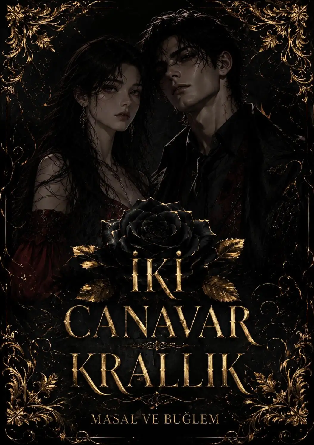 İKİ CANAVAR KIRALLIK kitap kapağı