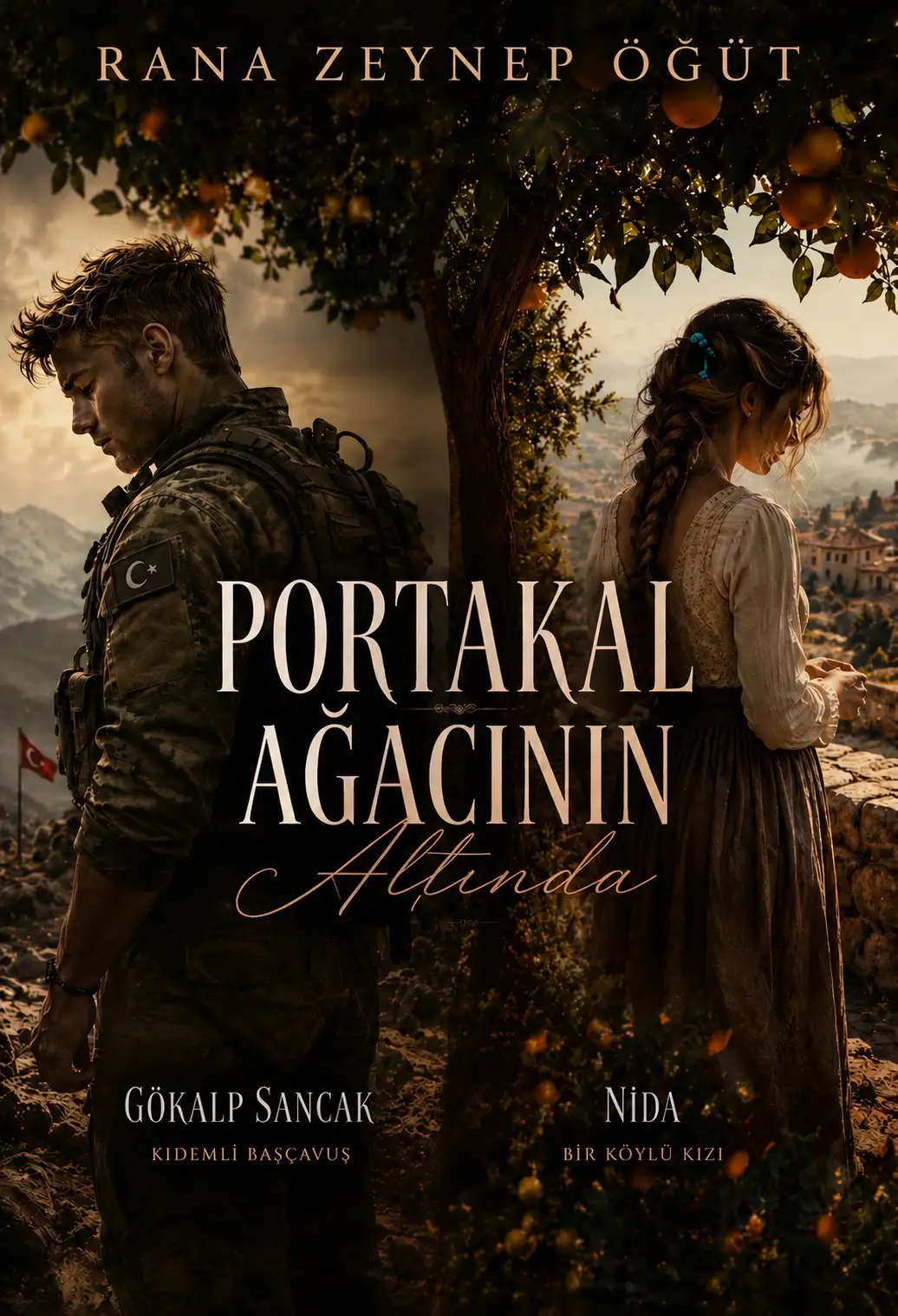 Portakal ağacının altında kitap kapağı