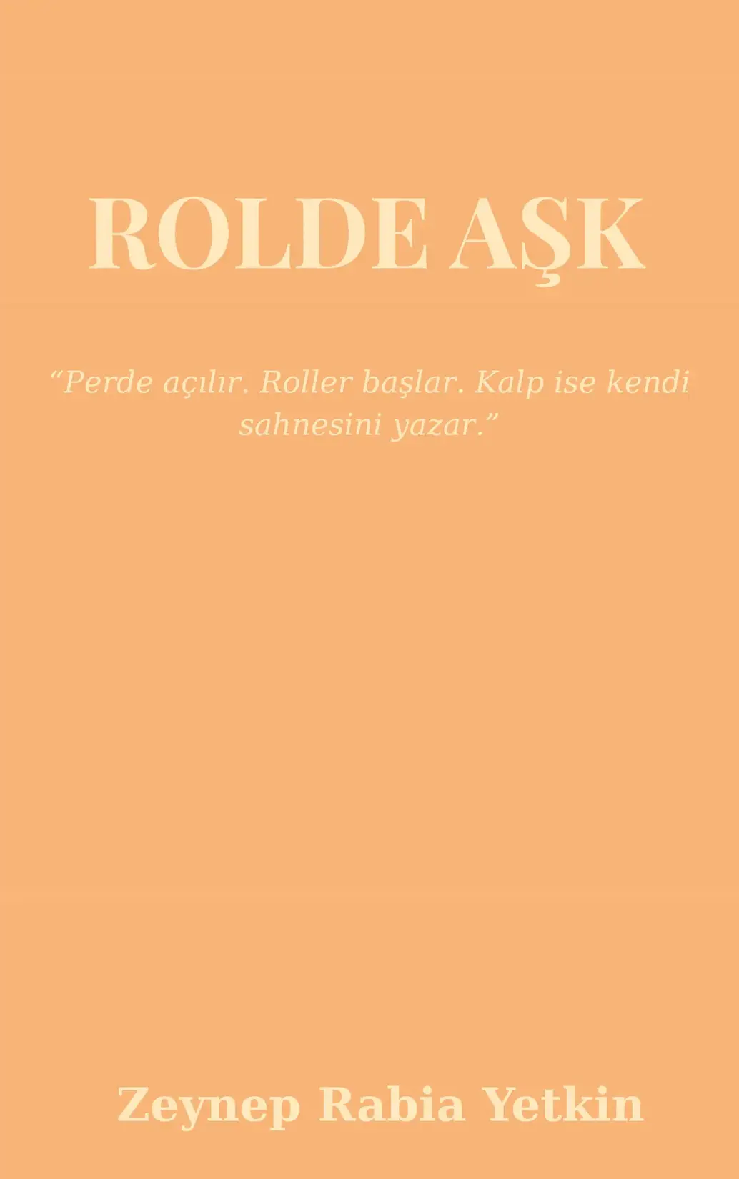Rolde Aşk kitap kapağı