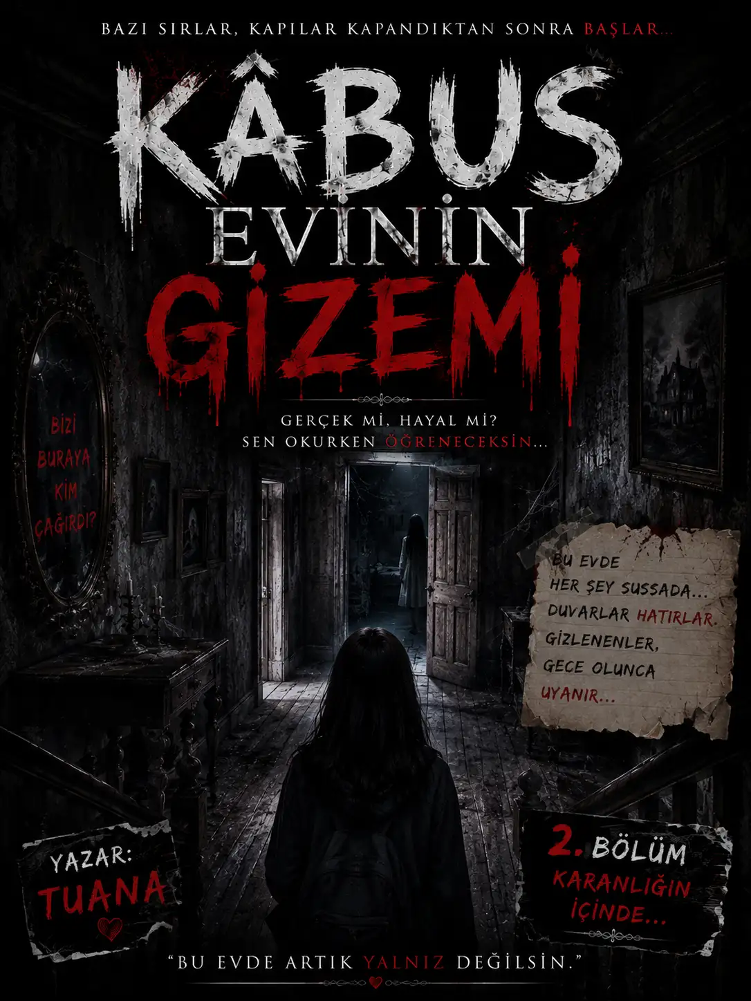 KABUS EVİNİN GİZEMİ kitap kapağı