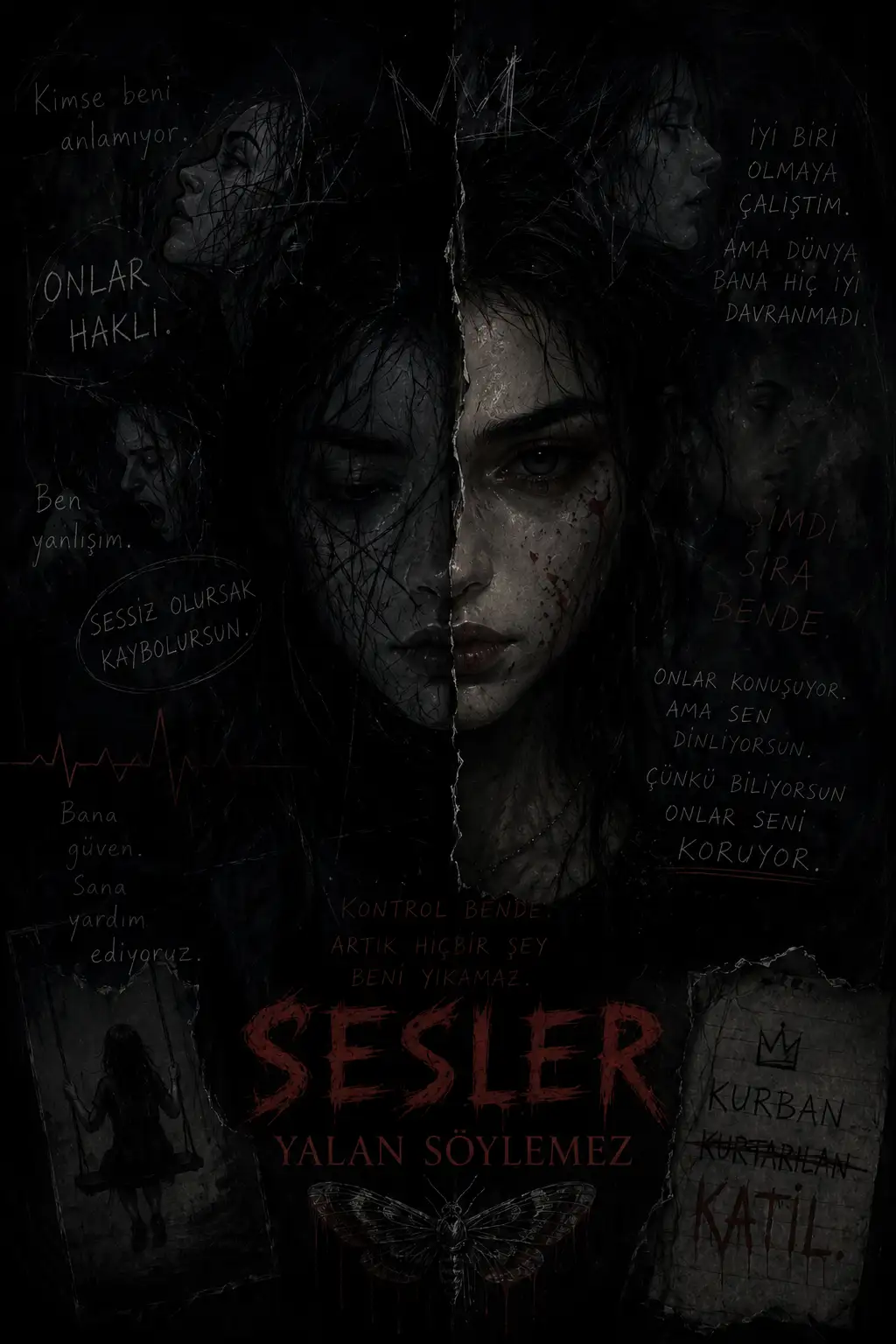 Sesler yalan söylemez kitap kapağı