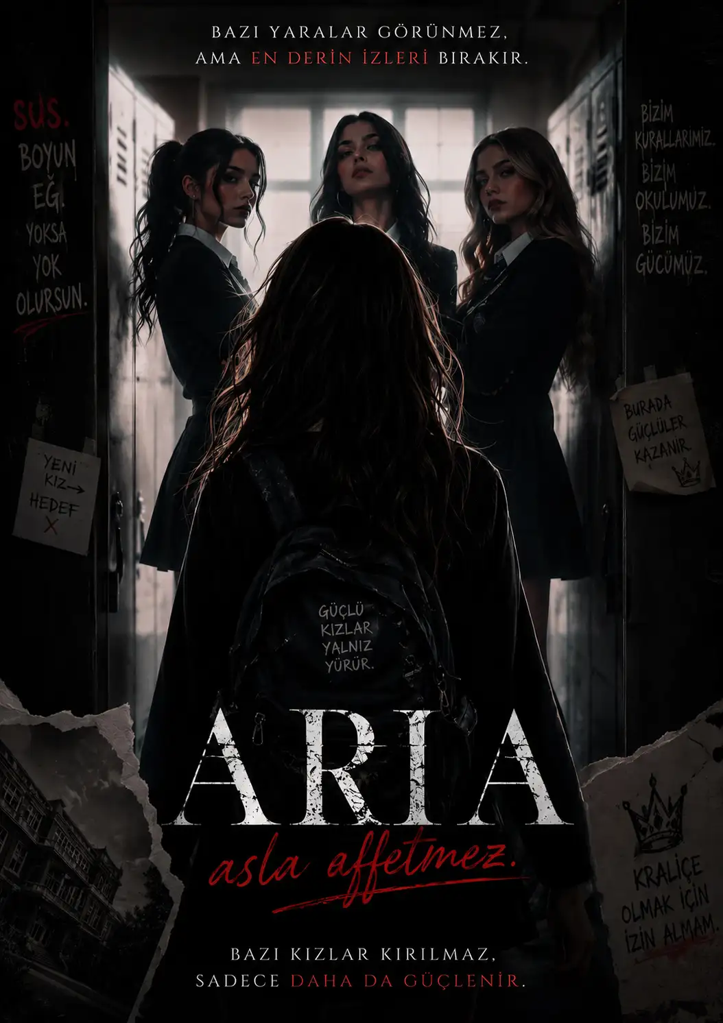 Asla affetmez kitap kapağı