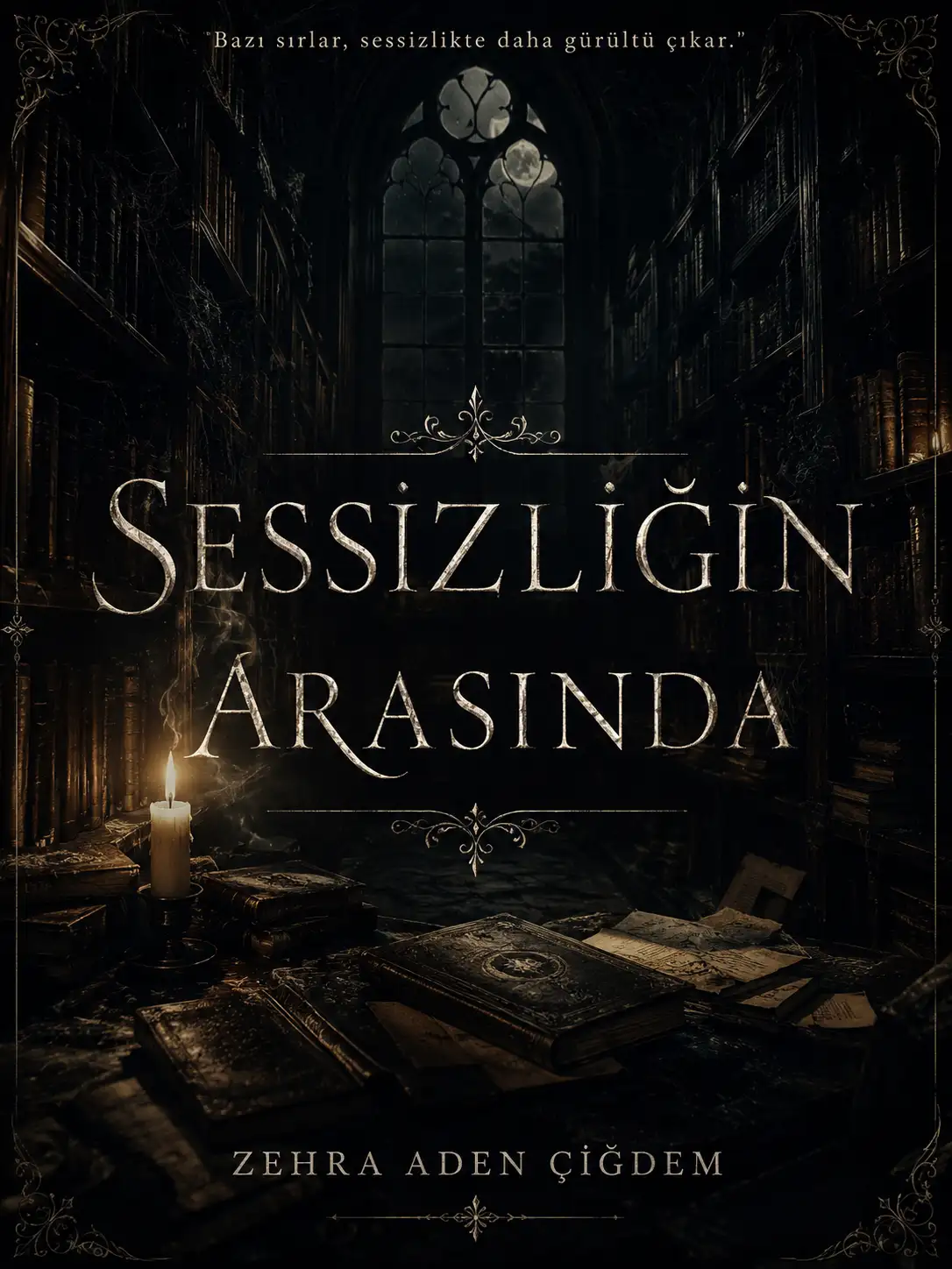 Sessizliğin arasında kitap kapağı