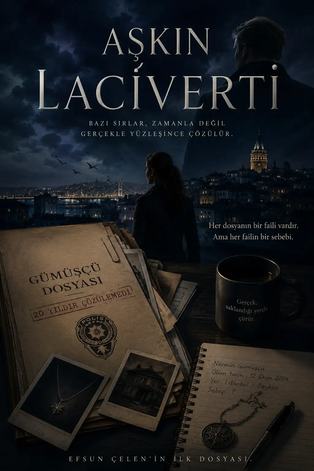 AŞKIN LACİVERTİ kitap kapağı