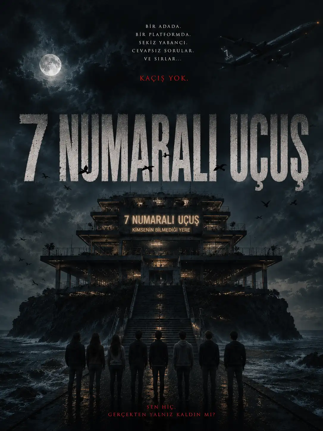 7 numaralı uçuş kitap kapağı