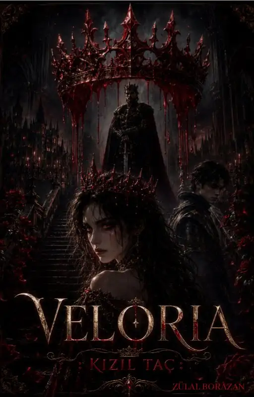 Veloria: Kızıl Taç 👑 kitap kapağı