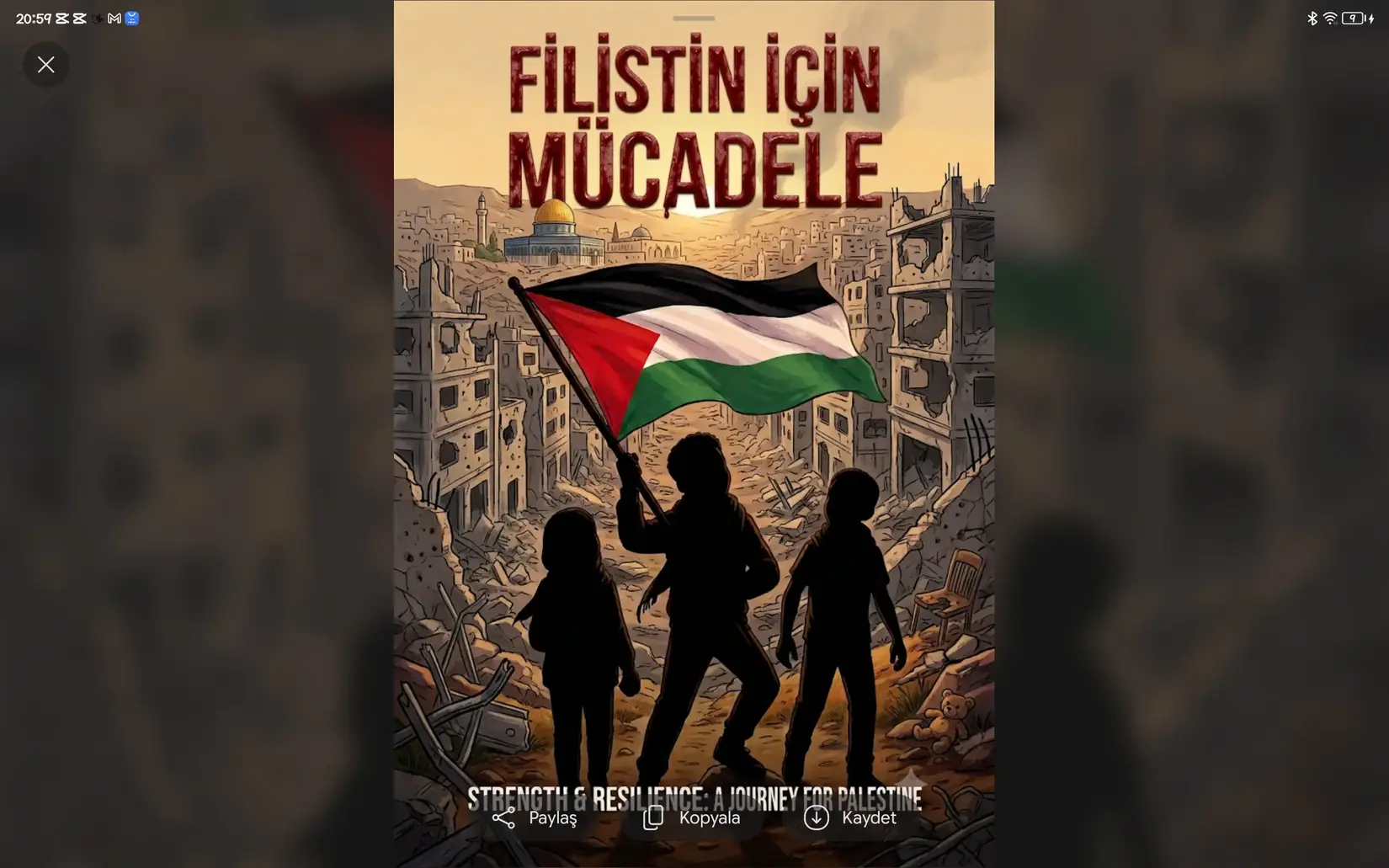 FİLİSTİN İÇİN MÜCADELE kitap kapağı