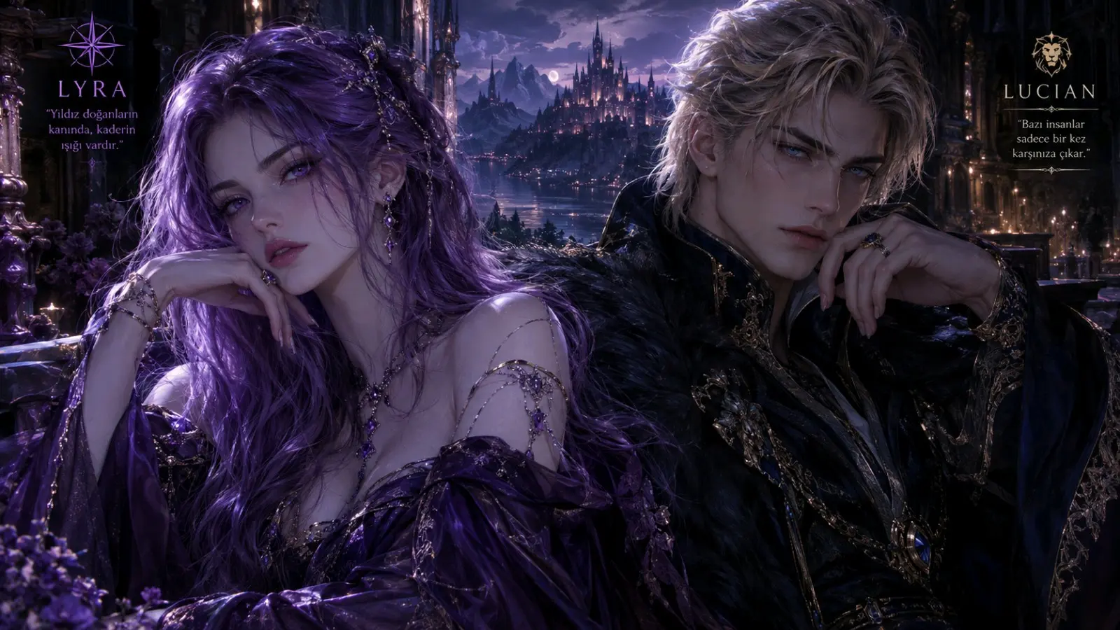 Lyra ve Lucian karakter görseli