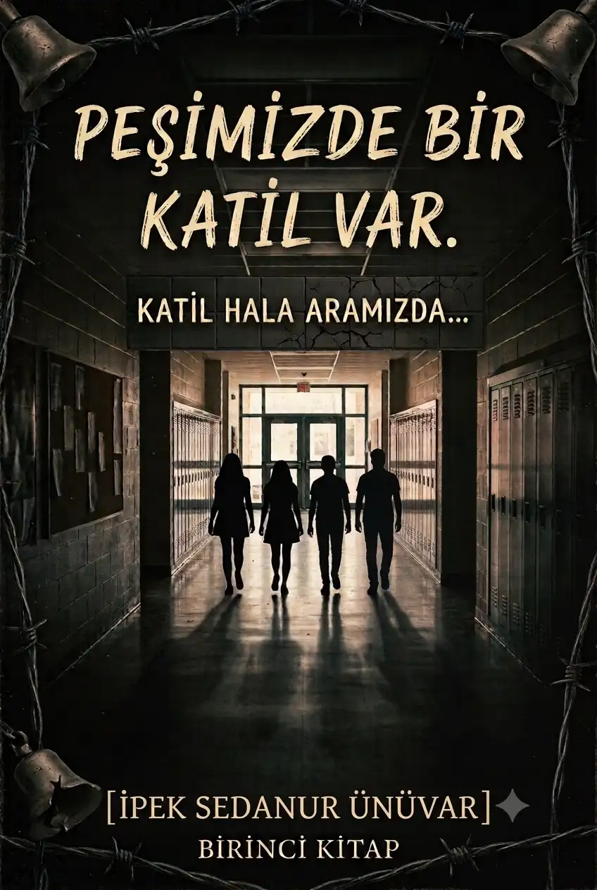 PEŞİMİZDE BİR KATİL VAR kitap kapağı
