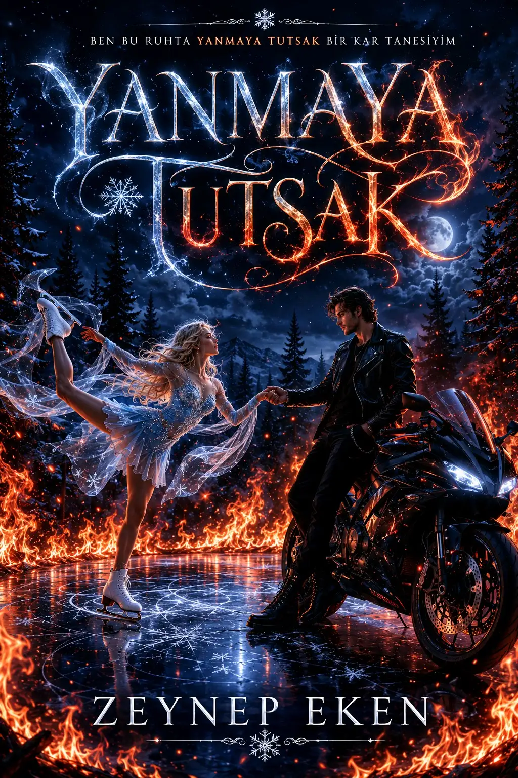 Yanmaya Tutsak kitap kapağı