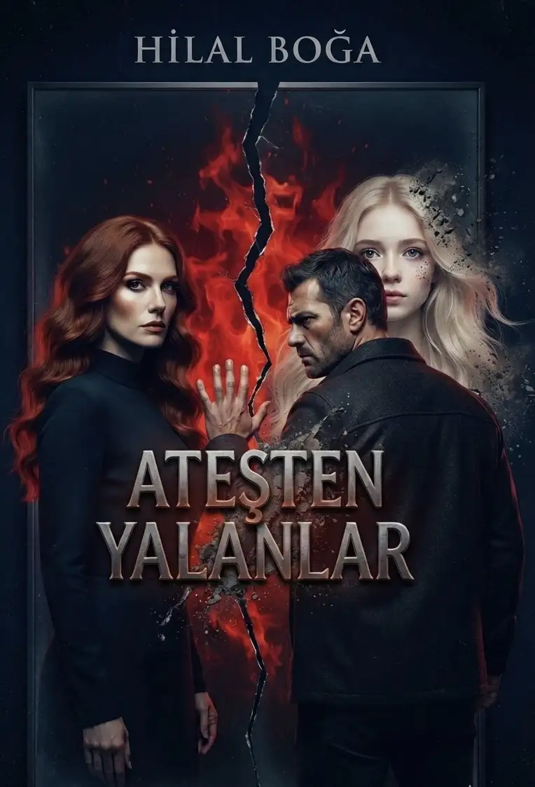 Ateşten Yalanlar kitap kapağı