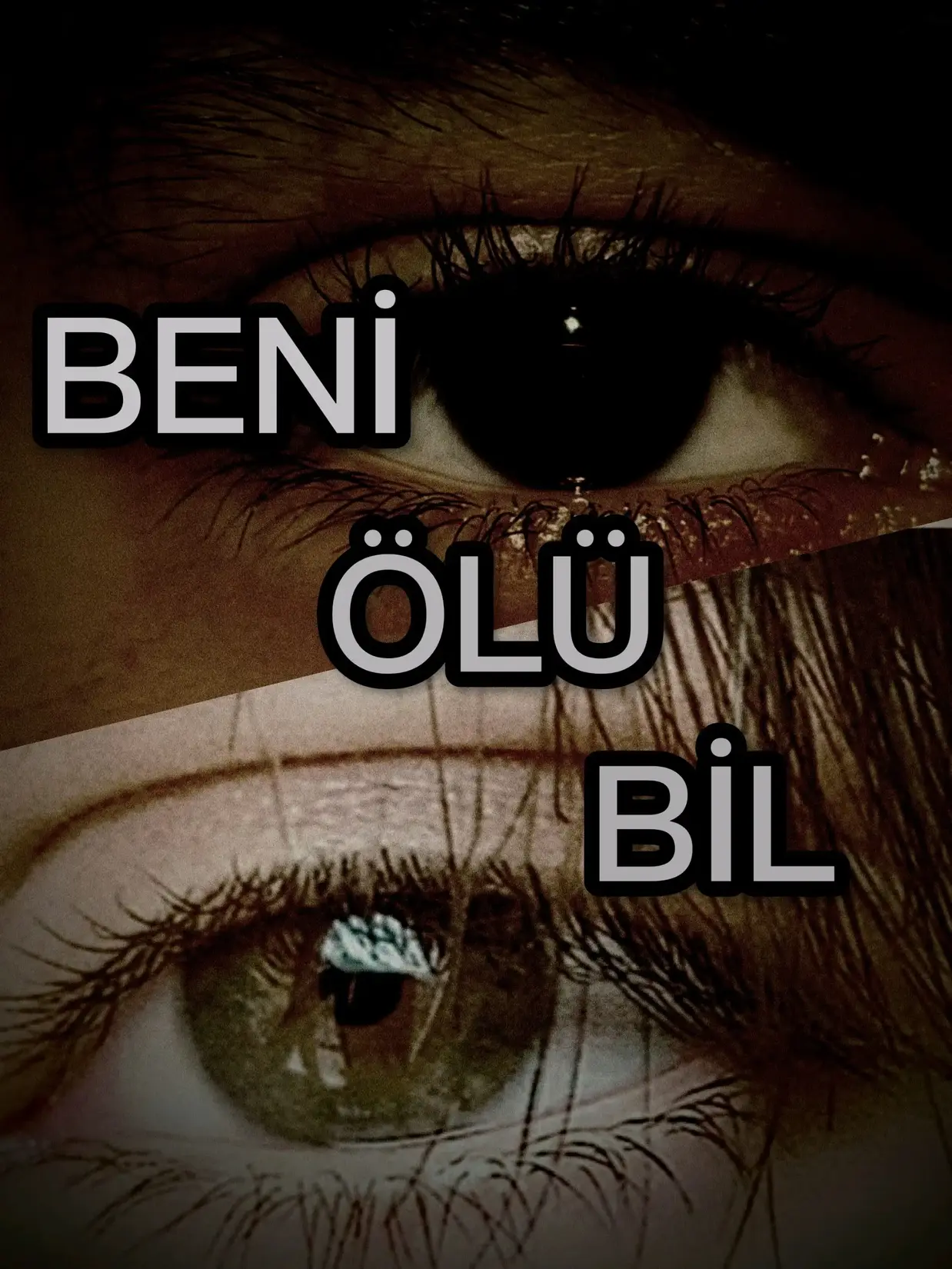 Beni ölü bil kitap kapağı