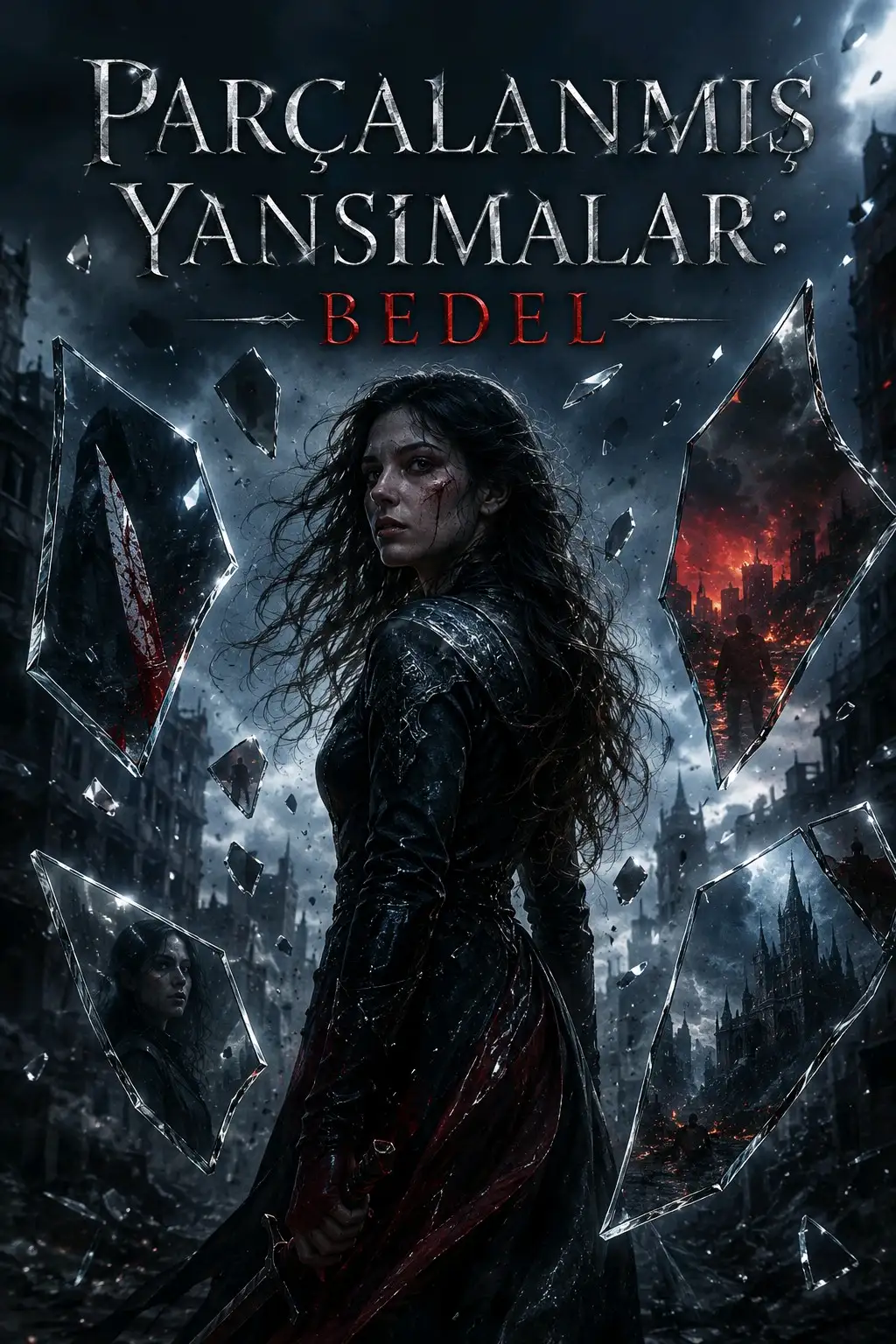 Parçalanmış Yansımalar:Bedel kitap kapağı