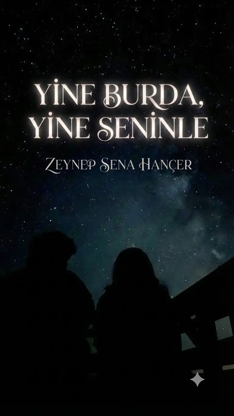 Yine burda,yine seninle kitap kapağı