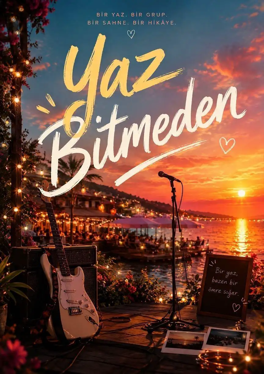 YAZ BİTMEDEN kitap kapağı