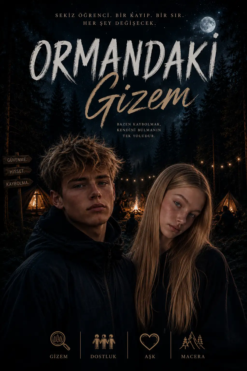 Ormandaki ilk gece… kitap kapağı