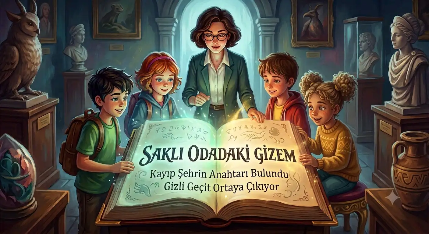 SAKLI ODADAKİ GİZEM kitap kapağı