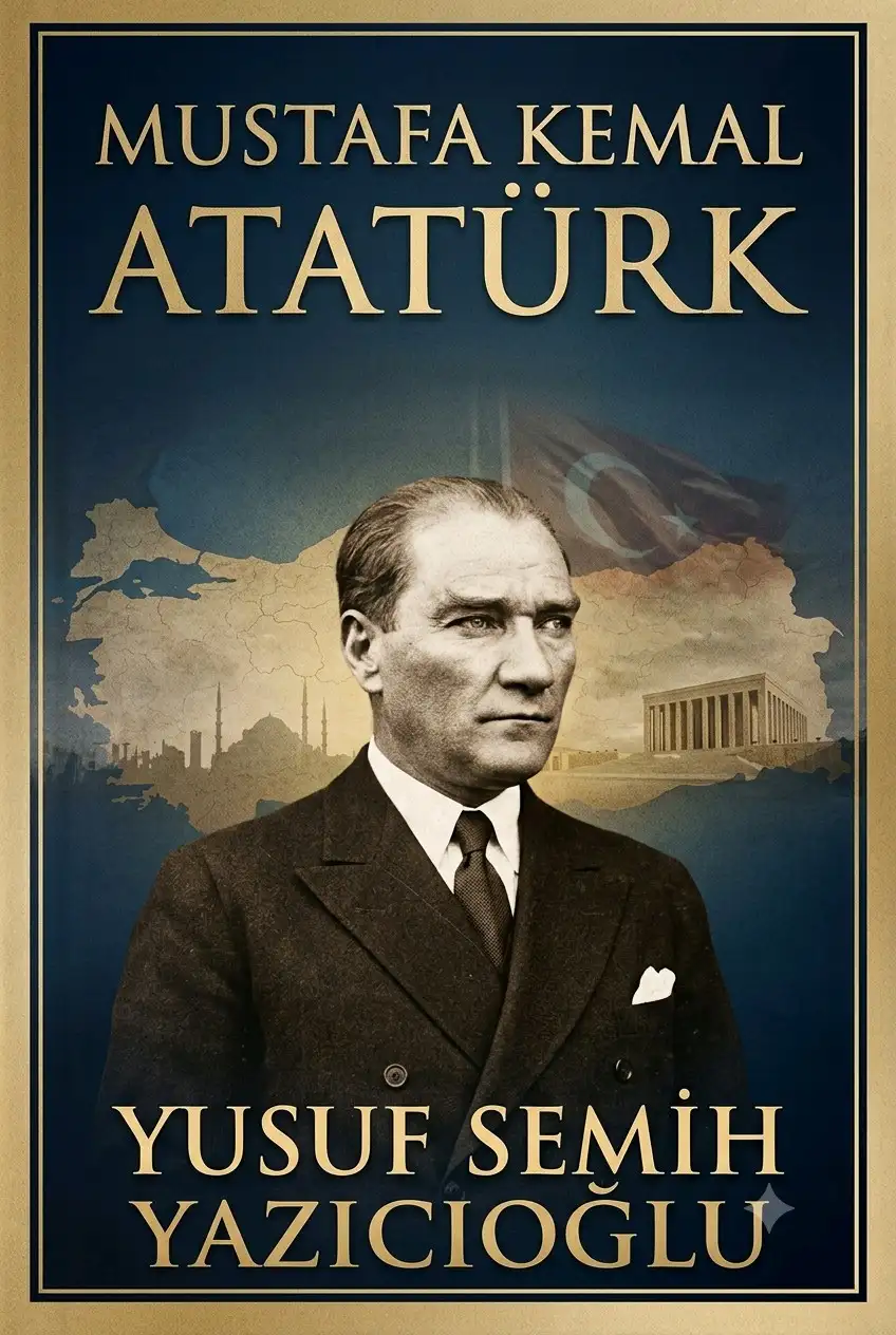 Mustafa Kemal Atatürk kitap kapağı