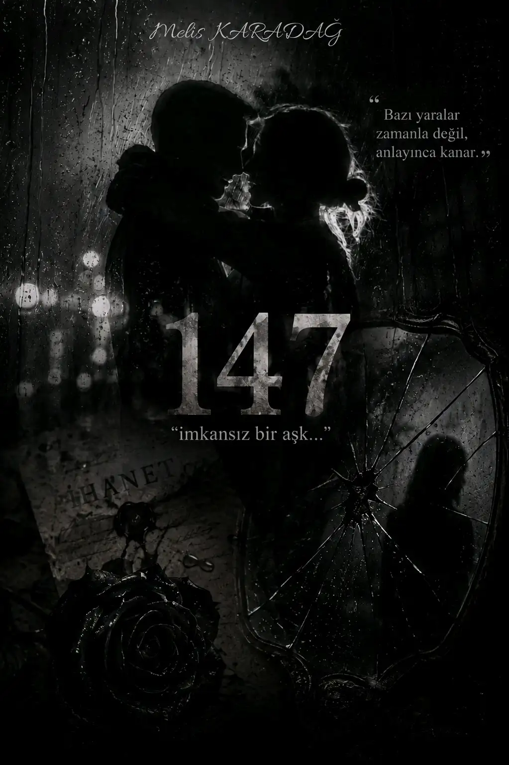 147 "imkansız bir aşk" kitap kapağı