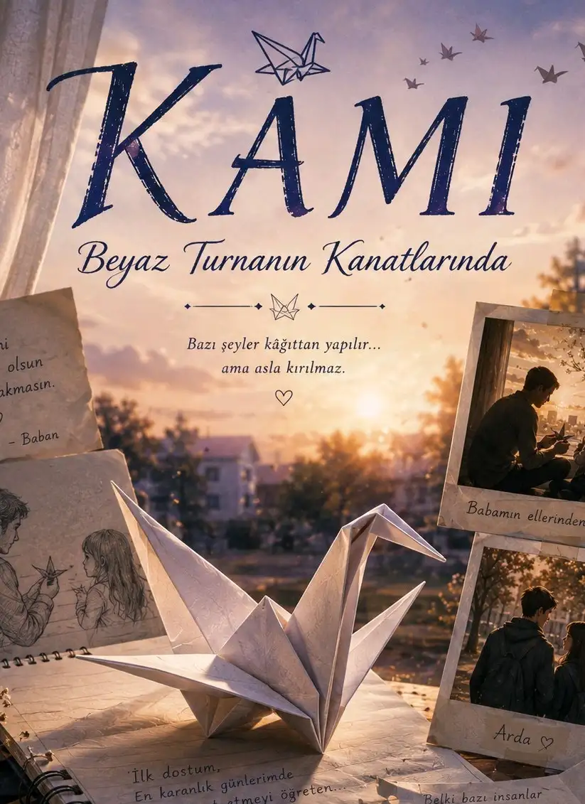 Kami:Beyaz turnanın kanatlarında kitap kapağı