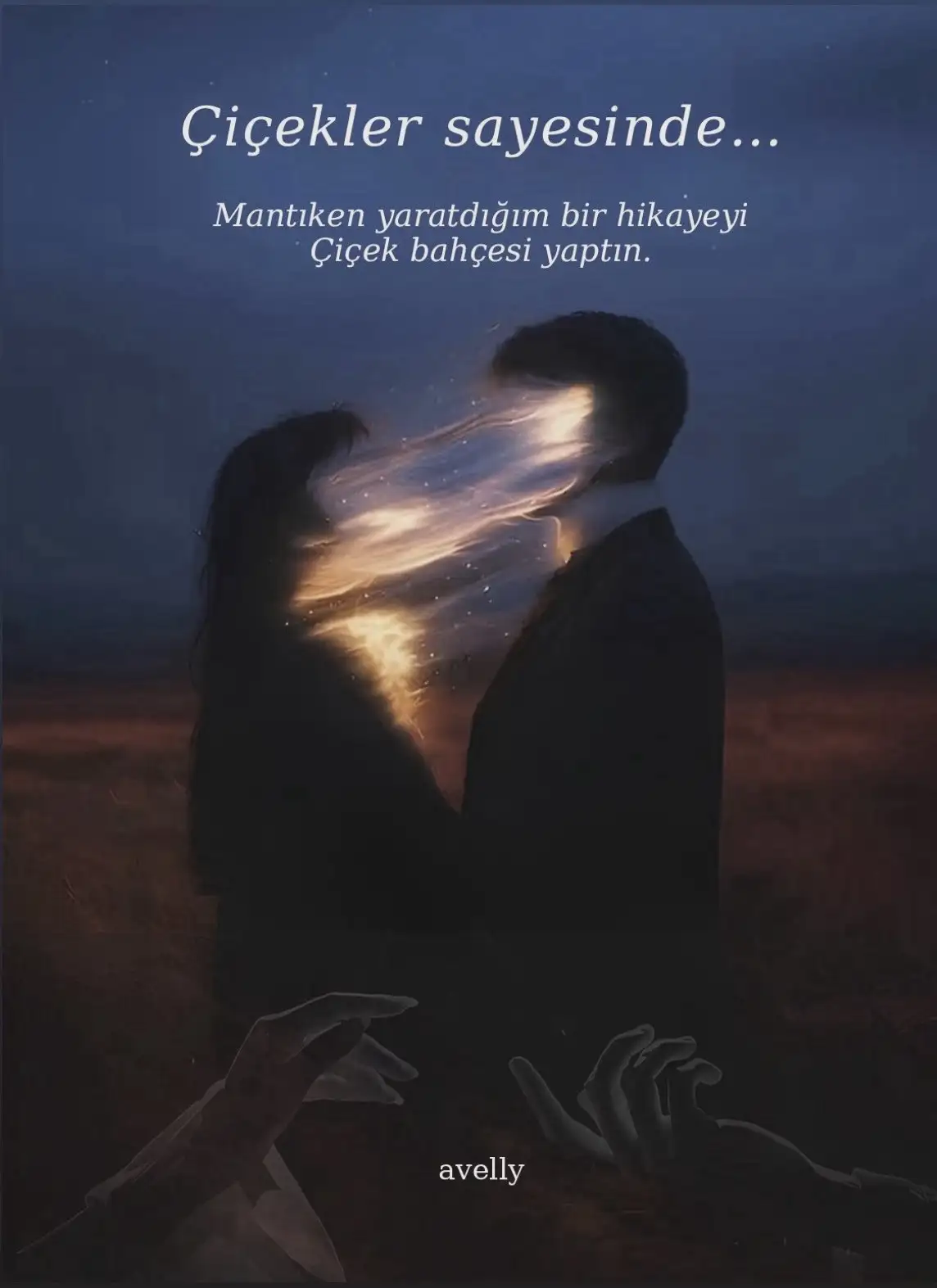 “Çiçekler sayesinde…” kitap kapağı