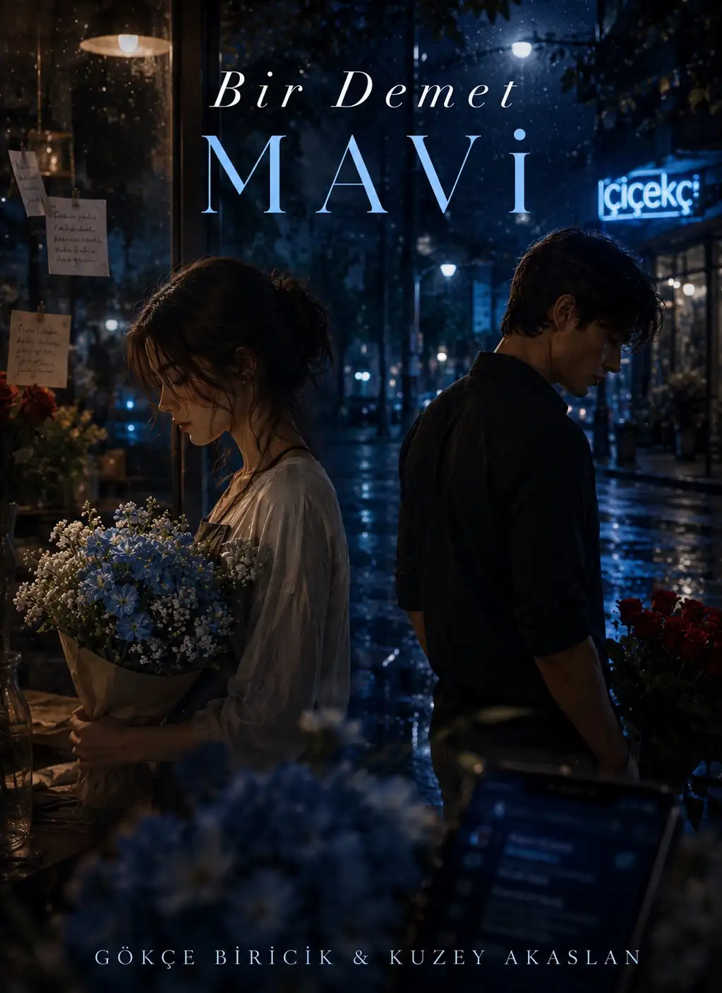 Bir Demet Mavi kitap kapağı