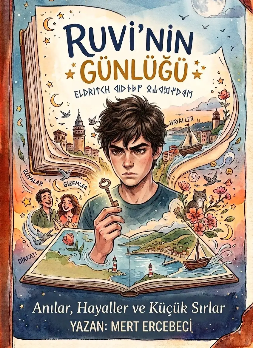 RUVİ'NİN GÜNLÜĞÜ kitap kapağı