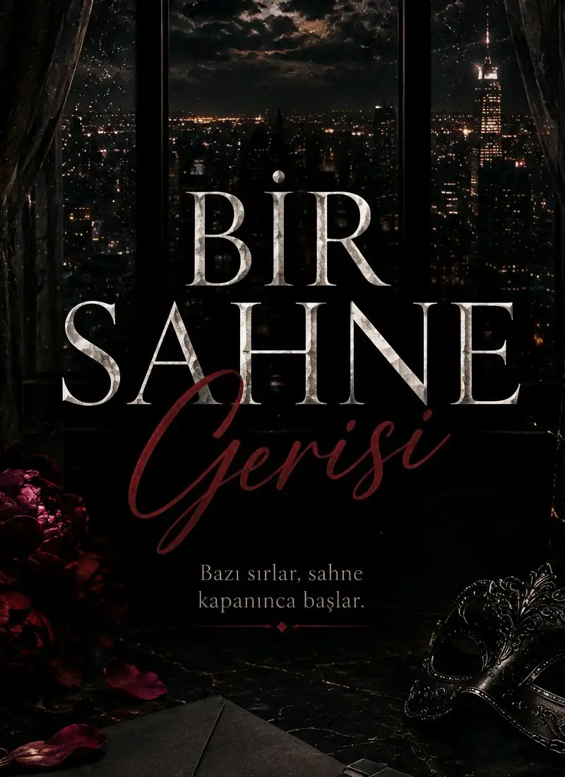 Bir sahne gerisi kitap kapağı