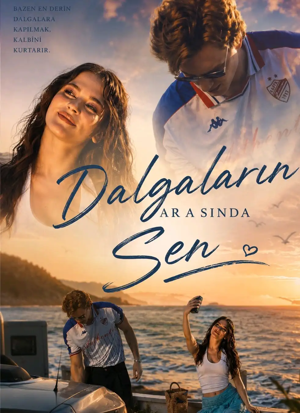 DALGALARIN ARASINDA SEN kitap kapağı