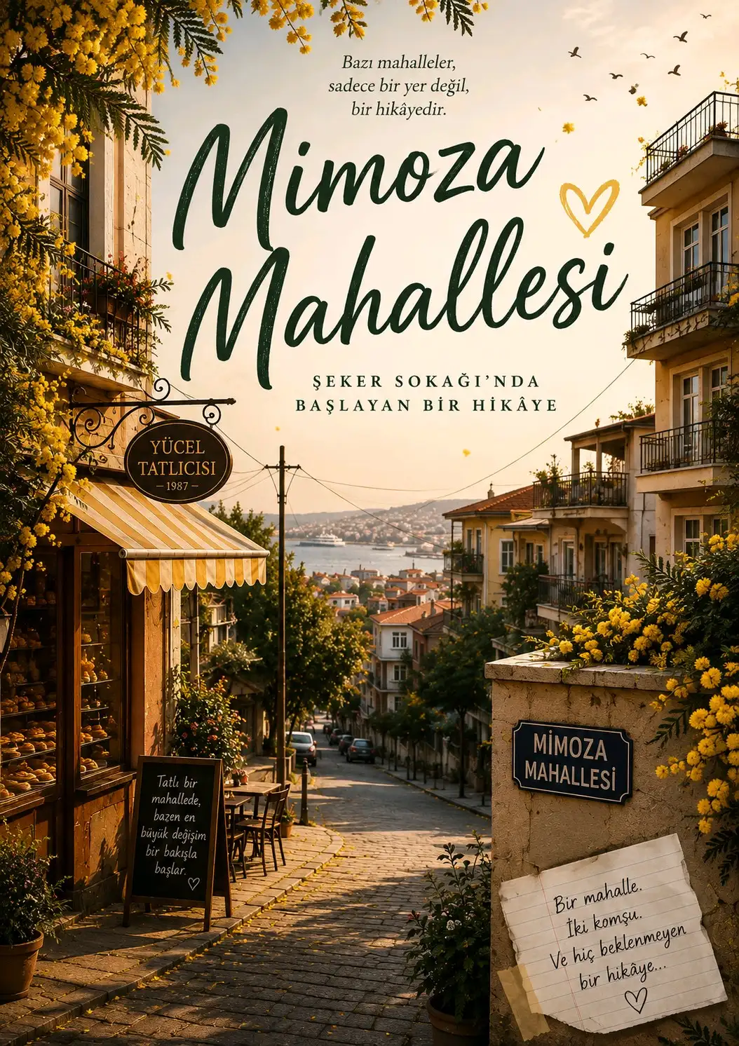 Mimoza Mahallesi kitap kapağı