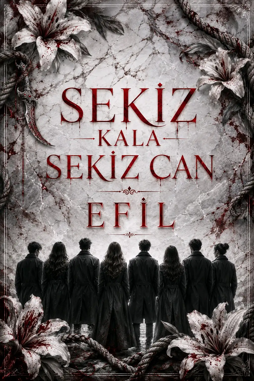 SEKİZ KALA SEKİZ CAN 1 kitap kapağı