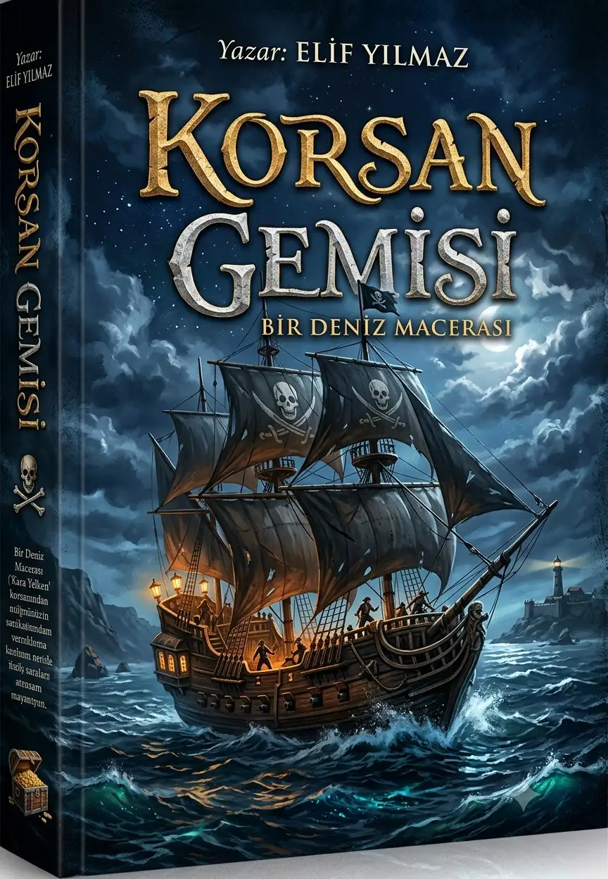 Korsan gemisi kitap kapağı