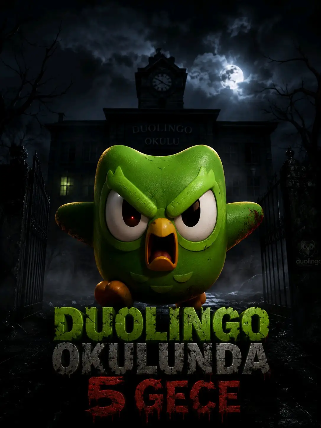Duolingo Okulunda 5 Gece — Oyun hesap