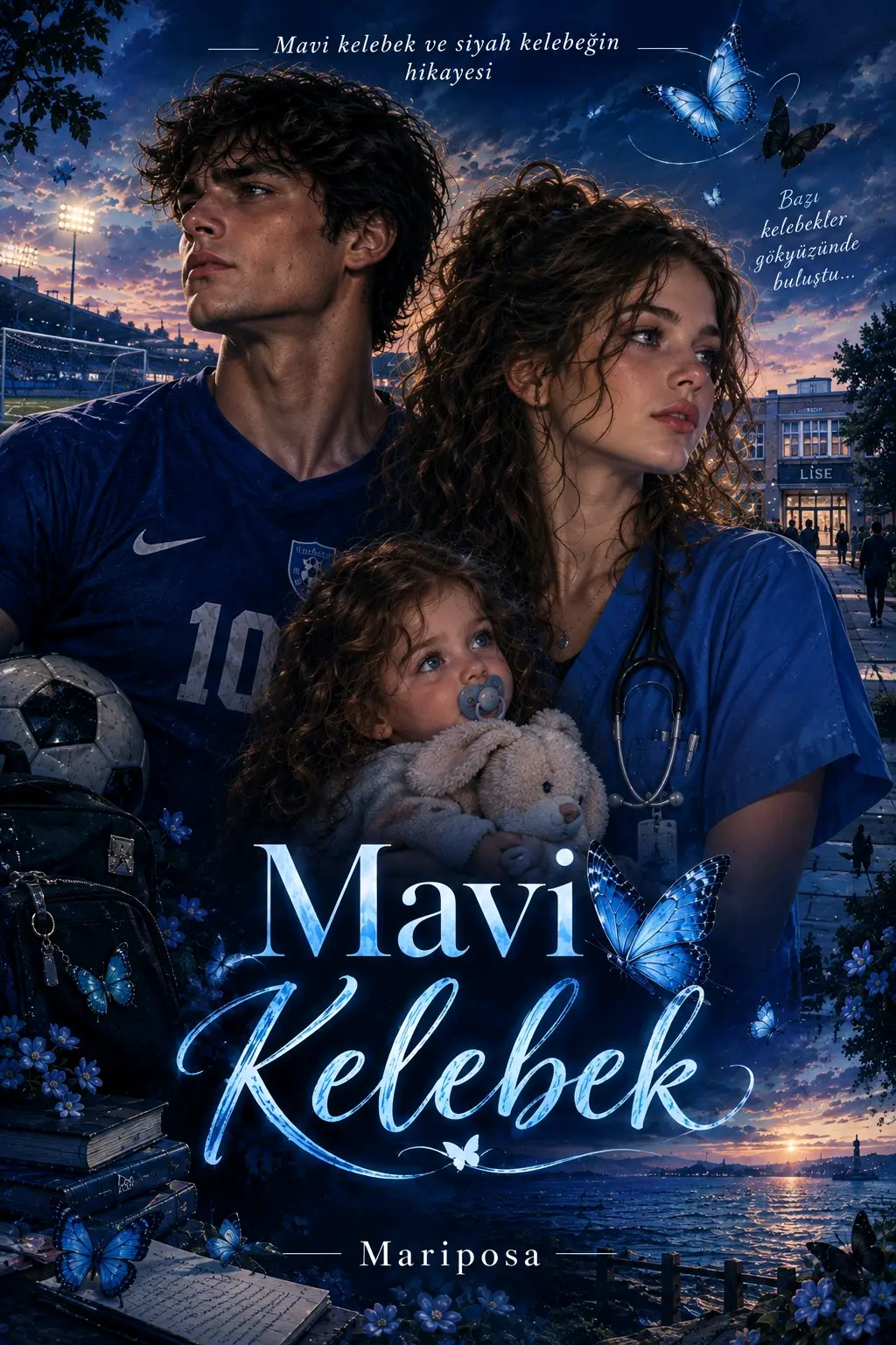 MAVİ KELEBEK — Mariposa W