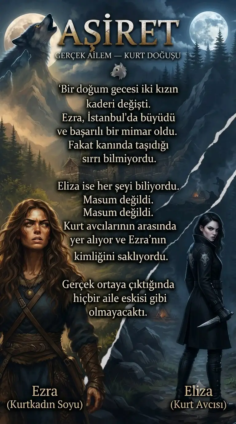 🐺 AŞİRET: 🐺 AŞİRET: GERÇEK AİLEM — KURT DOĞUŞUYıll kitap kapağı
