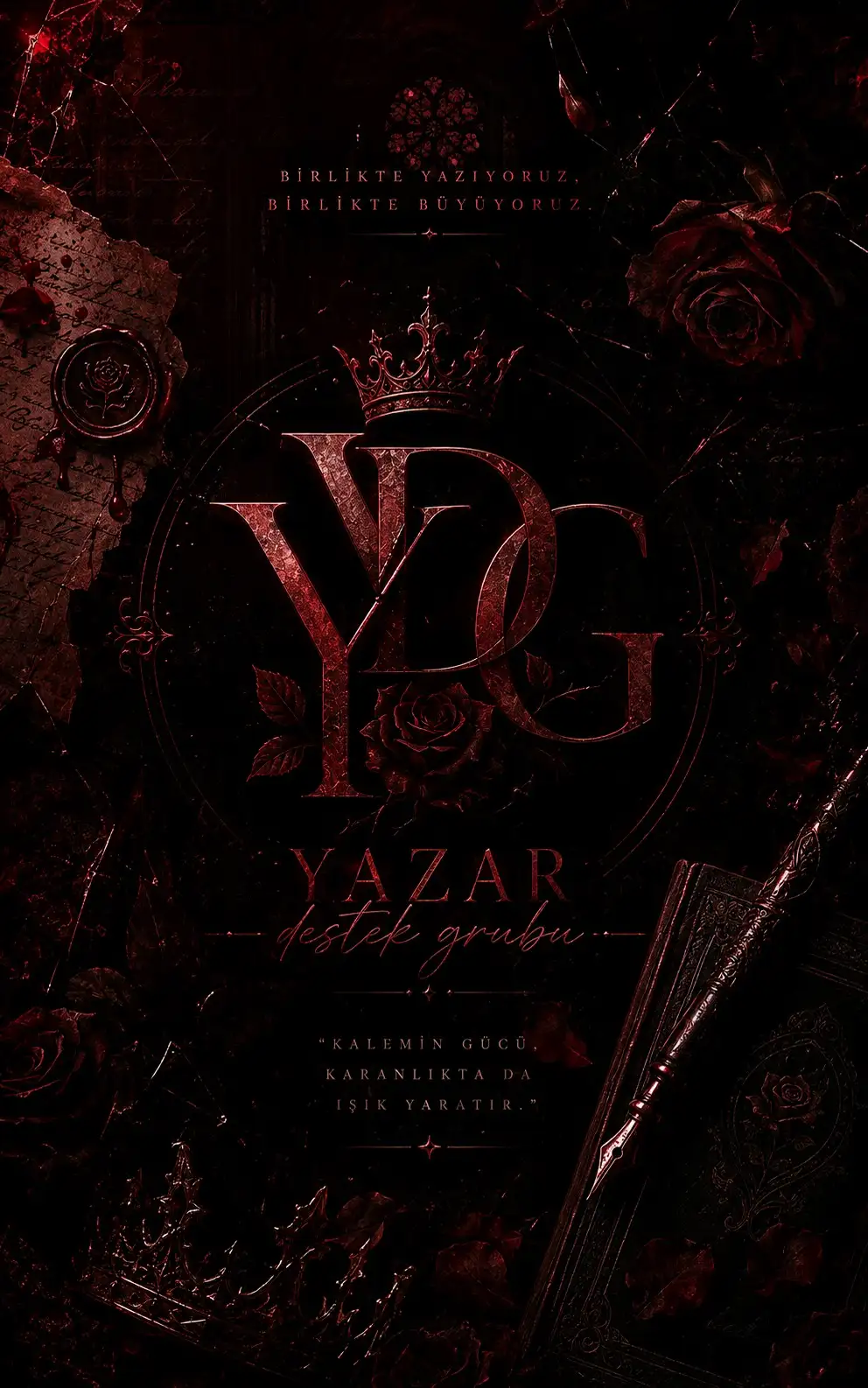 Yazar destek kitap kapağı